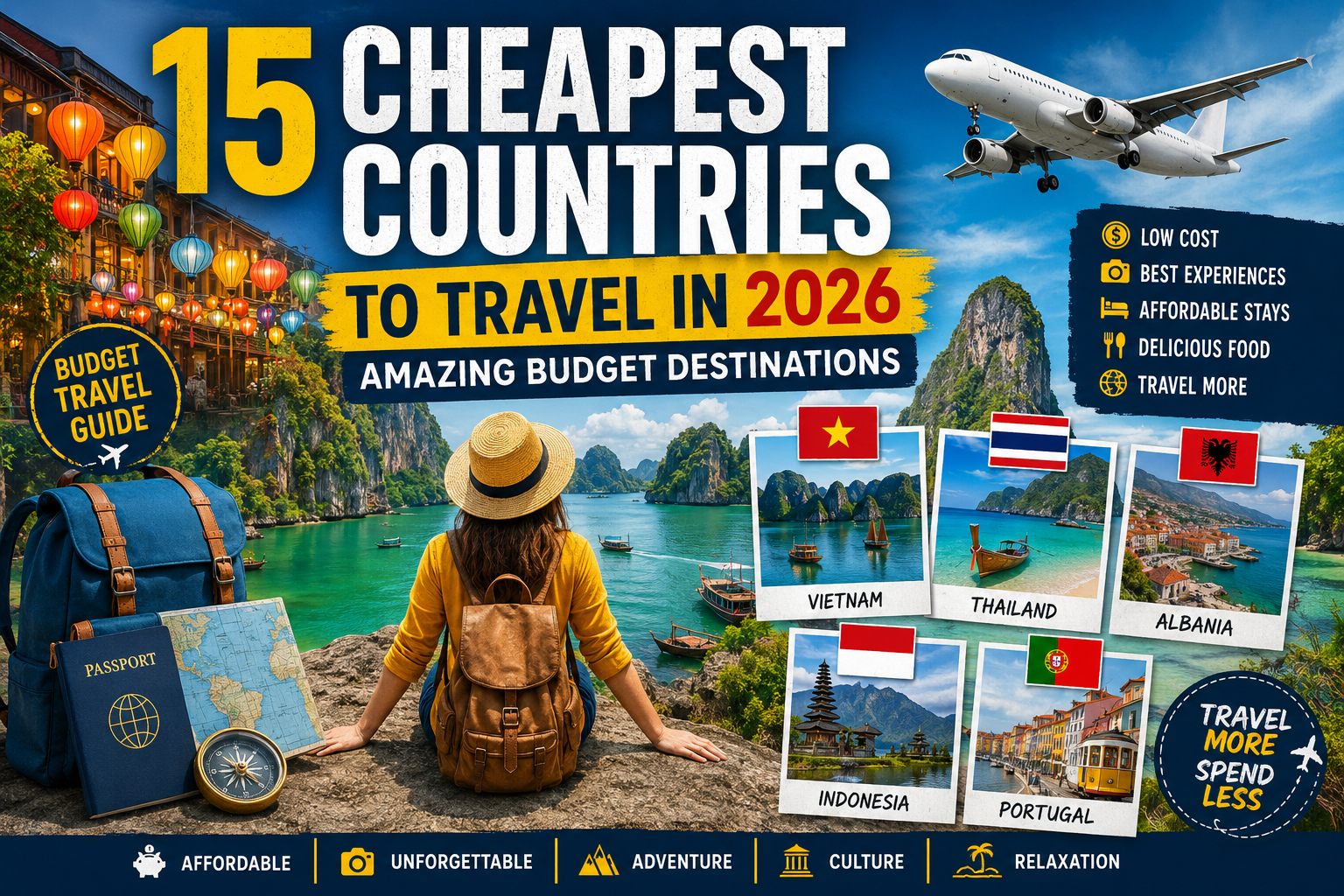 15 Cheapest Countries to Visit in 2026: Budget Travel Guide