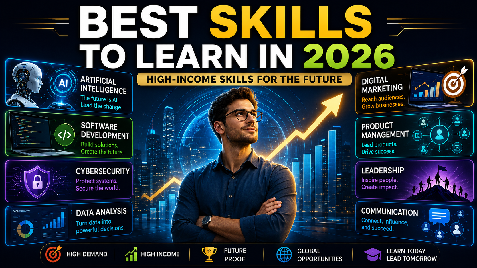 Best Skills to Learn in 2026 (High-Income Skills for the Future)