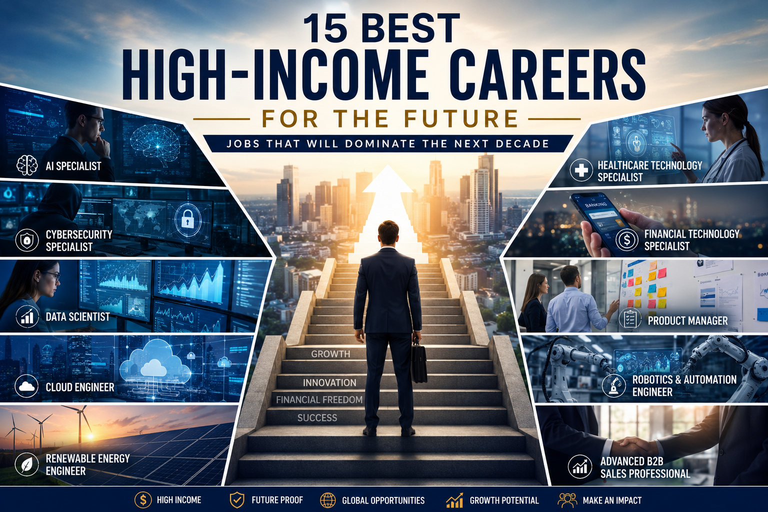 Best High-Income Careers for the Future: 15 Jobs That Could Dominate the Next Decade