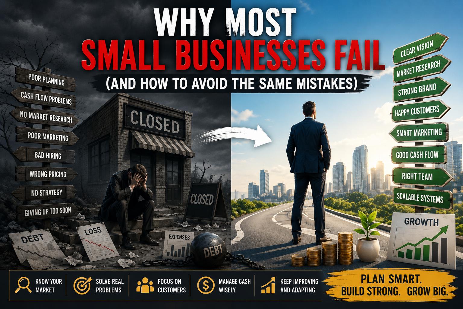Why Most Small Businesses Fail (And How to Avoid the Same Mistakes)
