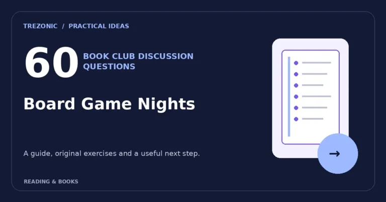 60 Book Club Questions for Books About Board Game Nights