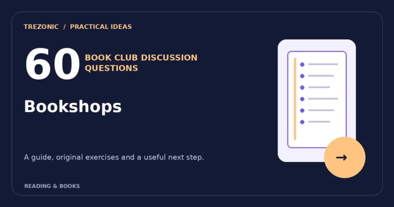 60 Book Club Questions for Books About Bookshops