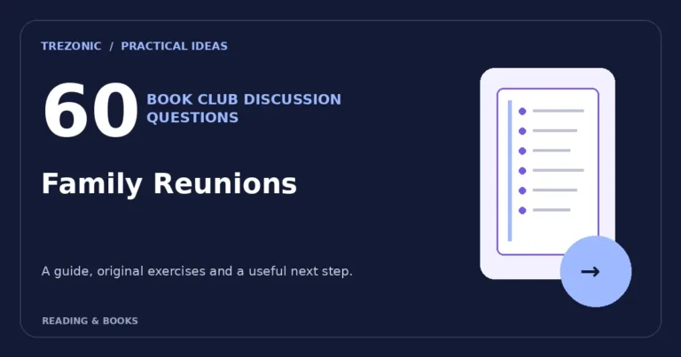 60 Book Club Questions for Books About Family Reunions