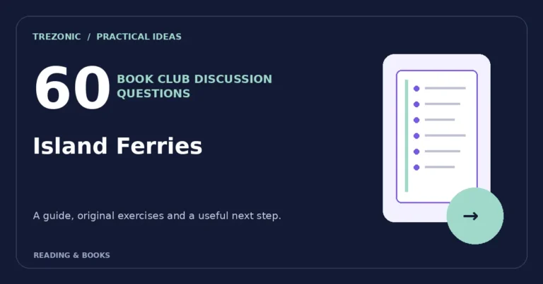 60 Book Club Questions for Books About Island Ferries