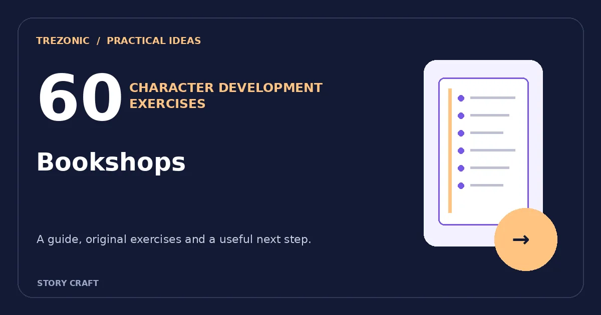 60 Character Development Exercises Inspired by Bookshops