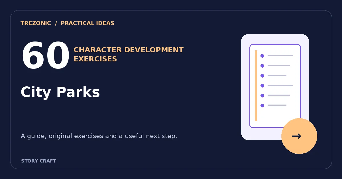 60 Character Development Exercises Inspired by City Parks