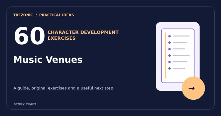 60 Character Development Exercises Inspired by Music Venues