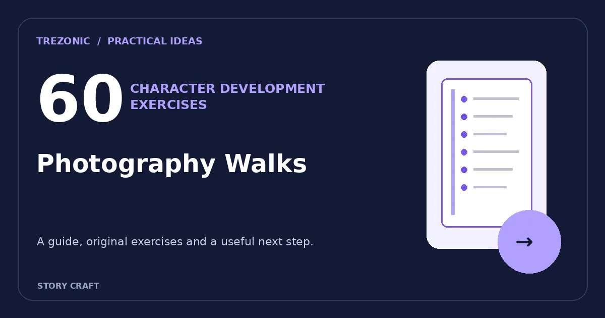 60 Character Development Exercises Inspired by Photography Walks