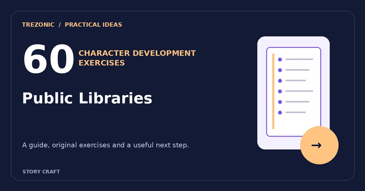 60 Character Development Exercises Inspired by Public Libraries