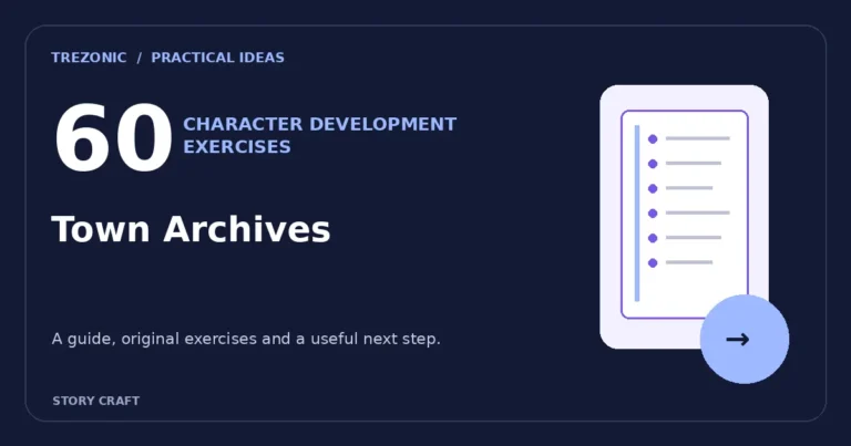 60 Character Development Exercises Inspired by Town Archives