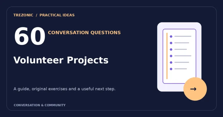 60 Conversation Questions About Volunteer Projects: Thoughtful Prompts and Follow-Ups