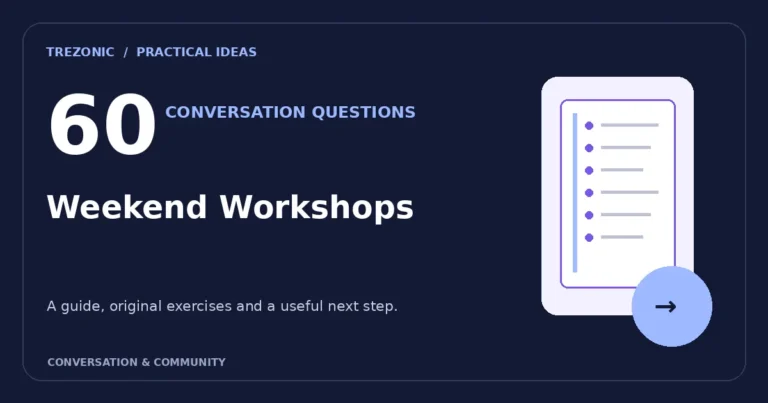 60 Conversation Questions About Weekend Workshops: Thoughtful Prompts and Follow-Ups