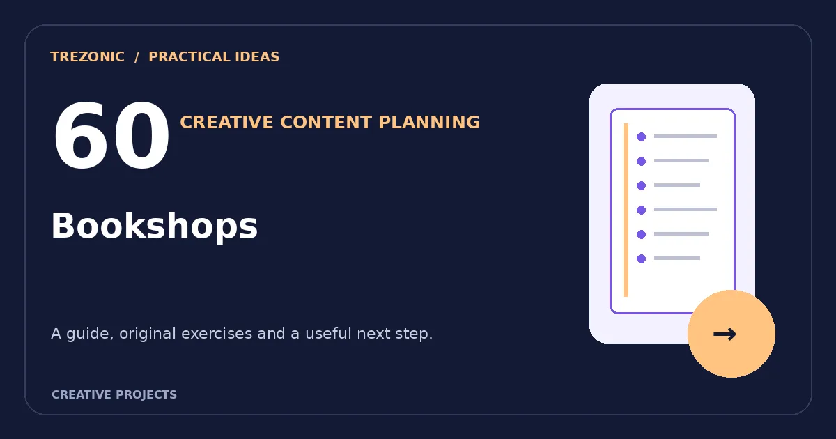 60 Content Planning Prompts for Bookshops: Build Useful Posts Without a Content Treadmill