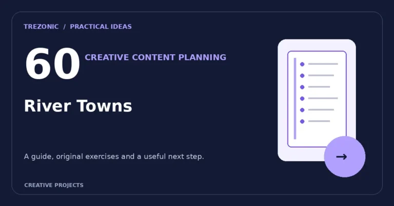 60 Content Planning Prompts for River Towns: Build Useful Posts Without a Content Treadmill
