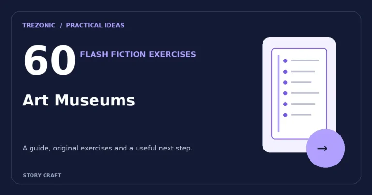 60 Flash Fiction Exercises About Art Museums: Small Stories With Consequences