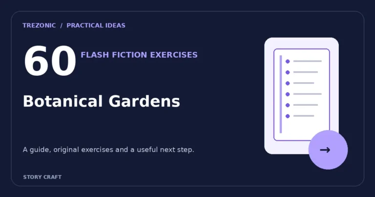 60 Flash Fiction Exercises About Botanical Gardens: Small Stories With Consequences