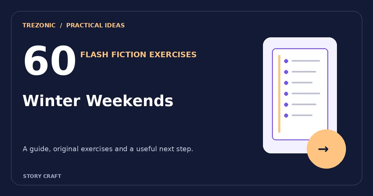 60 Flash Fiction Exercises About Winter Weekends: Small Stories With Consequences