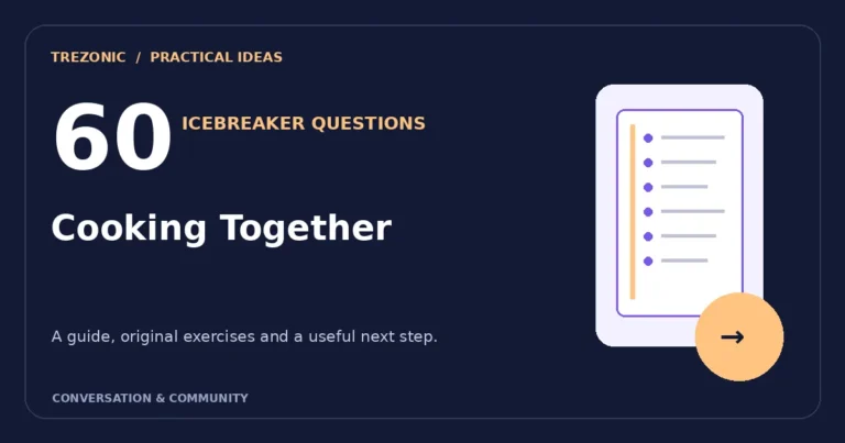 60 Icebreaker Questions Inspired by Cooking Together: A Gentle Group Guide
