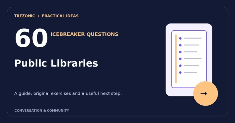60 Icebreaker Questions Inspired by Public Libraries: A Gentle Group Guide