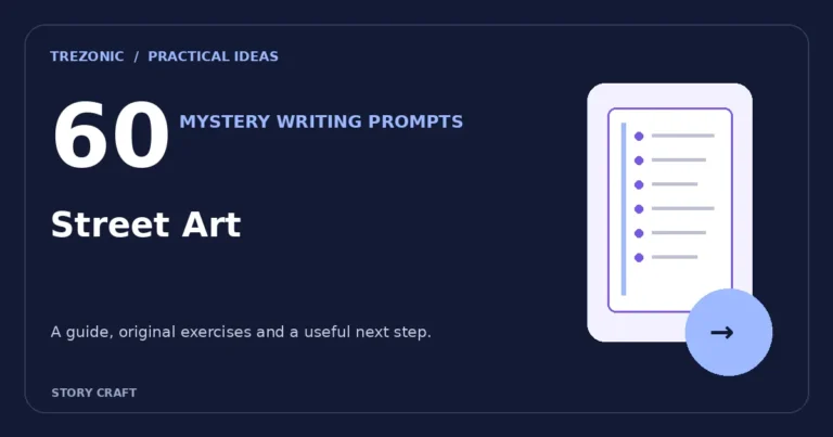 60 Mystery Writing Prompts Set Around Street Art