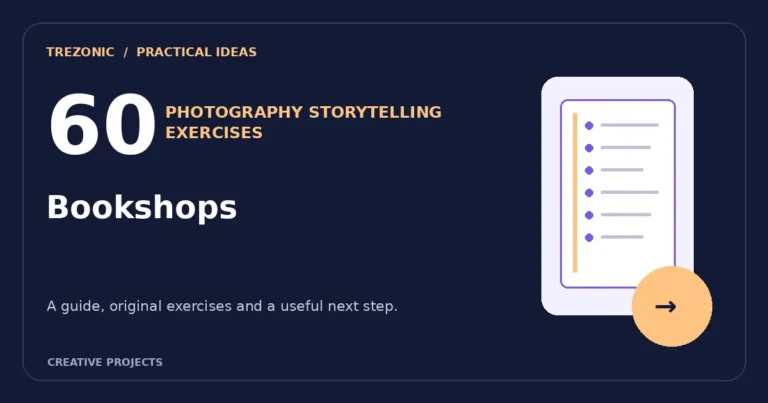 60 Photography Storytelling Ideas for Bookshops: Build a Small Visual Story