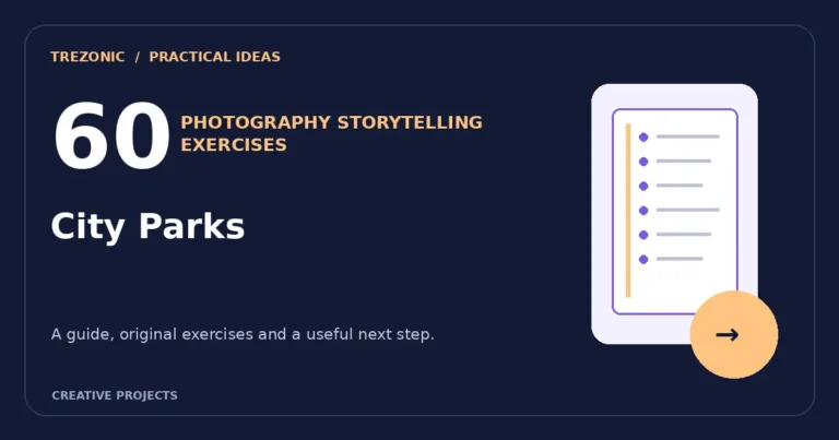 60 Photography Storytelling Ideas for City Parks: Build a Small Visual Story