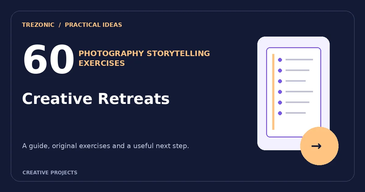 60 Photography Storytelling Ideas for Creative Retreats: Build a Small Visual Story