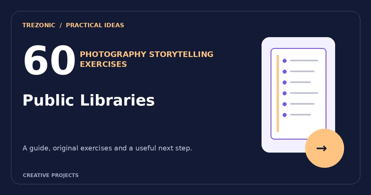 60 Photography Storytelling Ideas for Public Libraries: Build a Small Visual Story