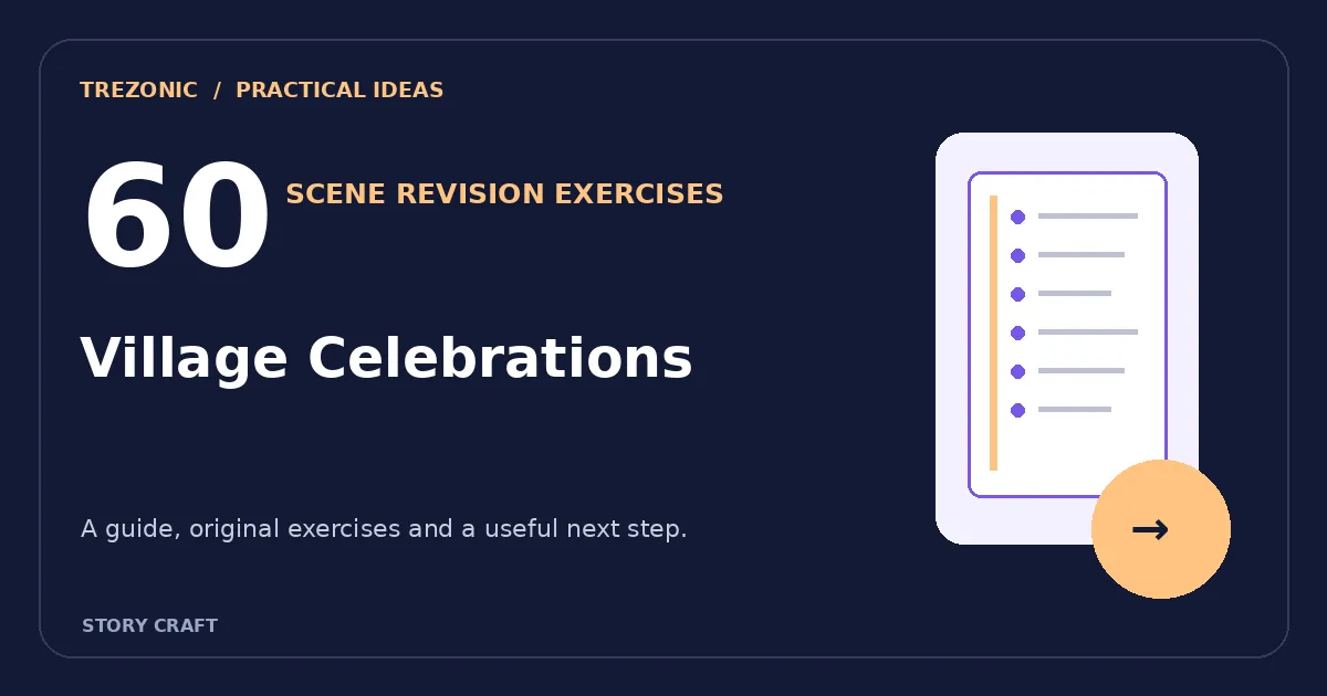 60 Scene Revision Exercises for Writing About Village Celebrations