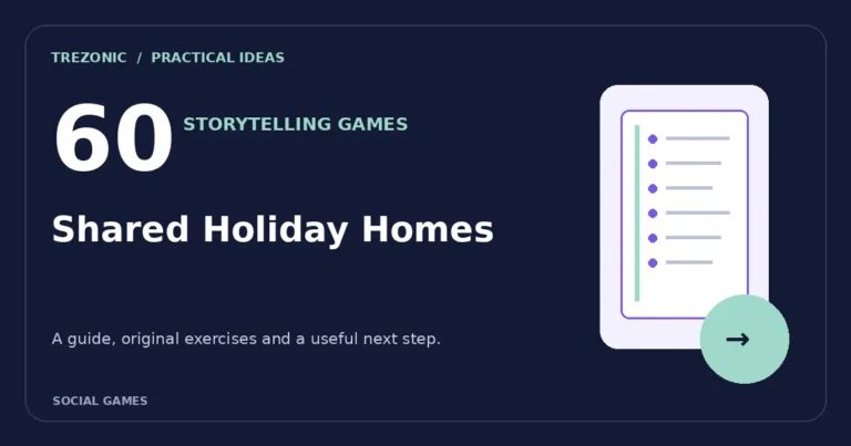 60 Group Storytelling Prompts About Shared Holiday Homes: Rules, Rounds and Variations