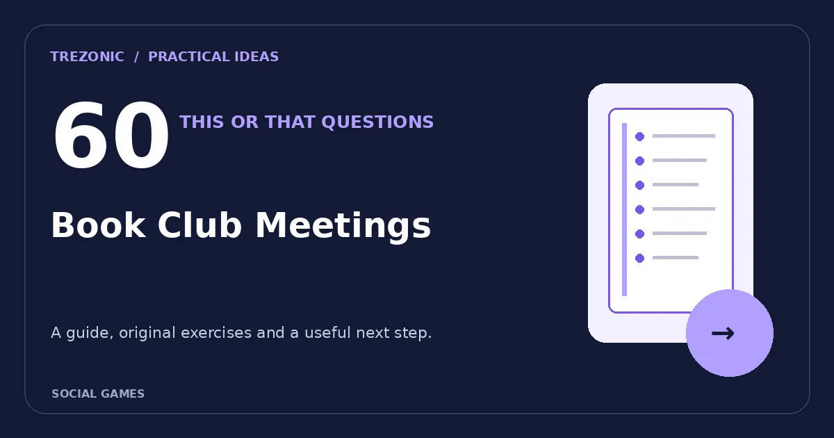 60 This or That Questions Inspired by Book Club Meetings: Quick Choices and Better Follow-Ups