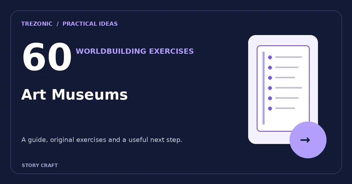 60 Worldbuilding Exercises Based on Art Museums