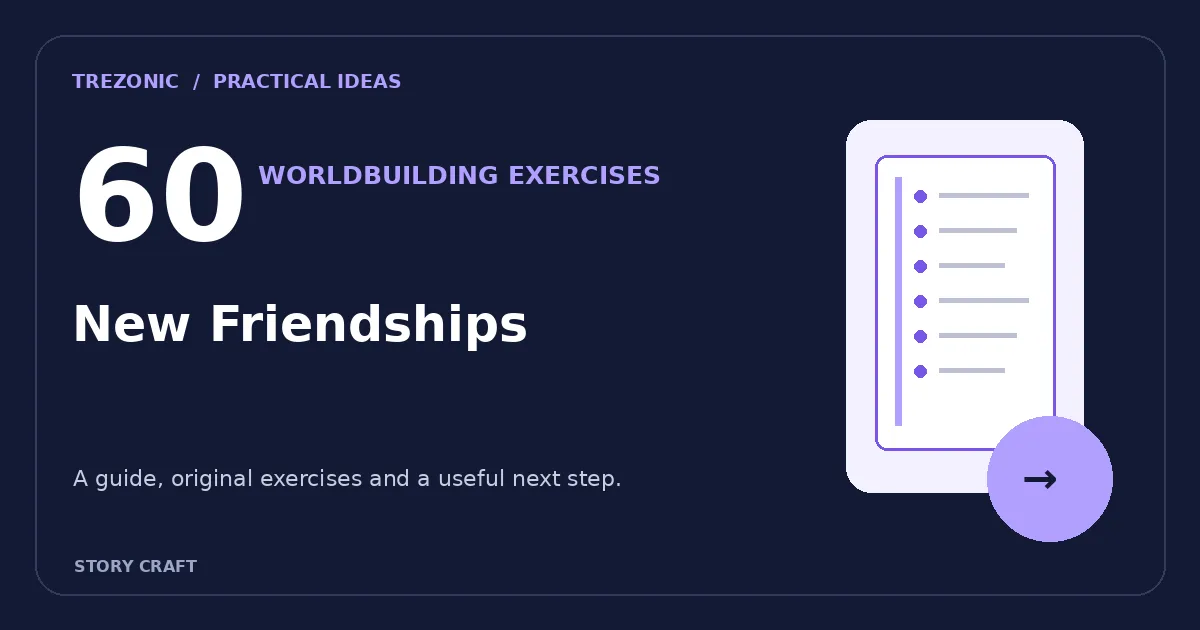60 Worldbuilding Exercises Based on New Friendships