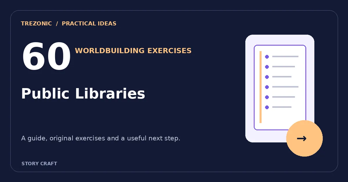60 Worldbuilding Exercises Based on Public Libraries